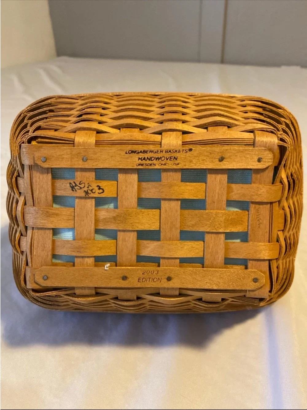 Longaberger Brown and Cream Certificate of Authenticity